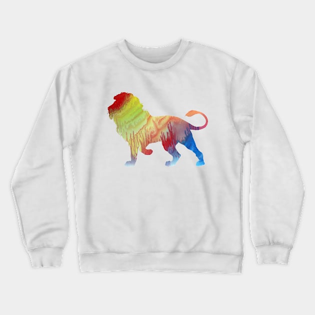 Lion Crewneck Sweatshirt by TheJollyMarten